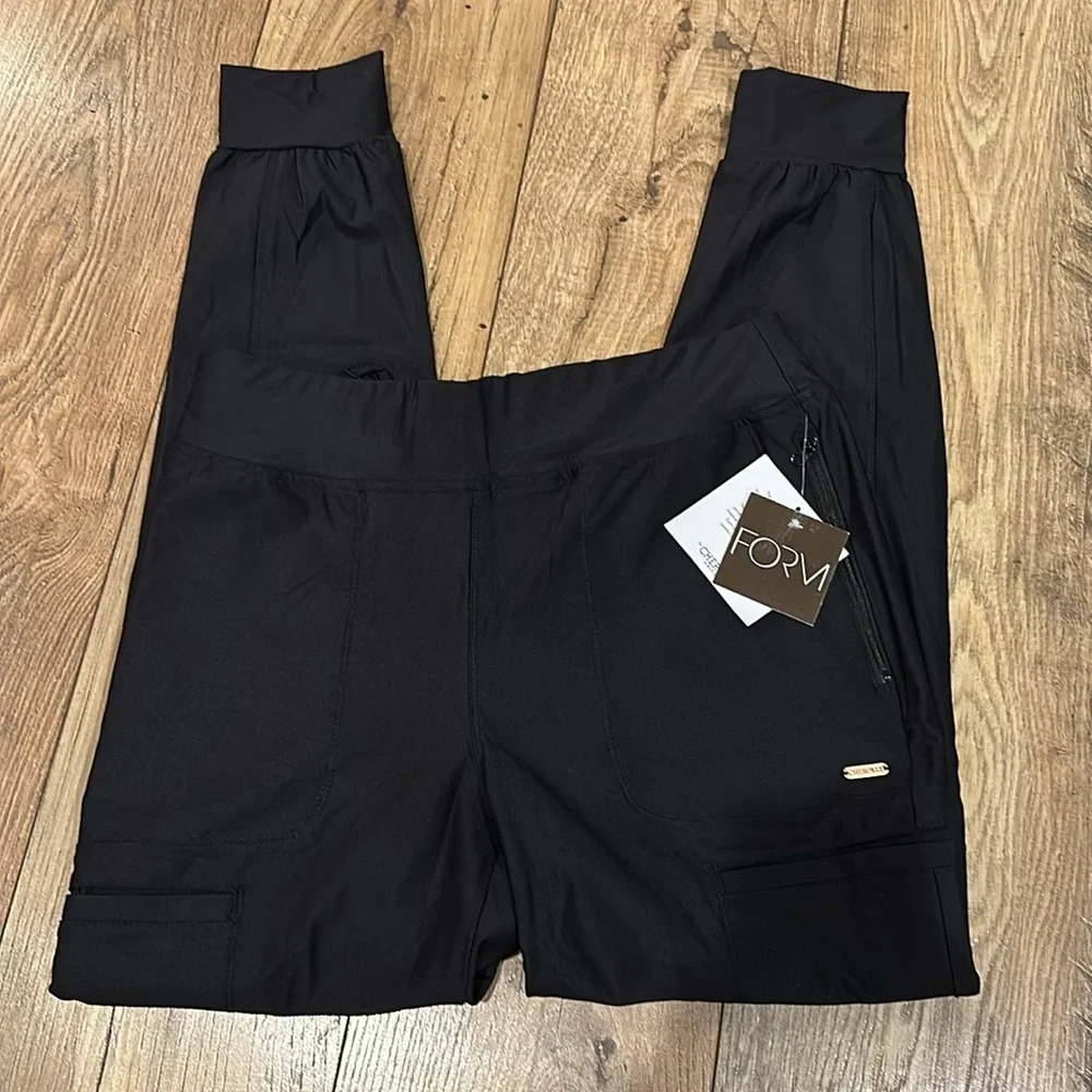 NWT Cherokee Form Mid-Rise Jogger Scrub Pant - Small - Picture 11 of 12